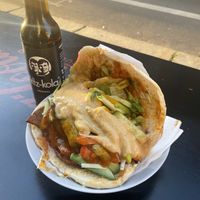 Seitan Kebab  at La Fiesta Imbiss in Leipzig