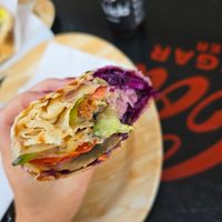 Soy roll at La Fiesta Imbiss in Leipzig