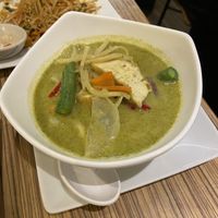 Green curry at Shimiran Thai Food Cafe in Tokyo