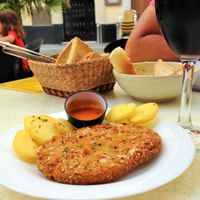 La Cueva de Plocia 'Veggie Burger' at La Cueva  De Plocia in Cadiz