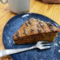 Pumpkin cake  at La Dame au Cerf in Nice
