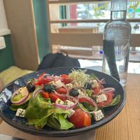 Greek salad at La Dame au Cerf in Nice