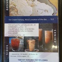 Drinks & desserts at Keen Kow Thai Food in Ninilchik