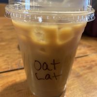 Oat milk latte 🤍🌱  at Lucky Tree in Raleigh