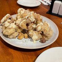 Tempura cauliflower starter  at Bridgeway Hotel Kitchen in Pooraka