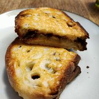 Vegemite and cheese toastie at Garden Eats in Dwellingup