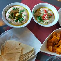 Mezze libanais at Le Chemin du Cèdre in Namur