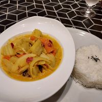 Yellow curry at Urban Thai Kitchen in San Diego