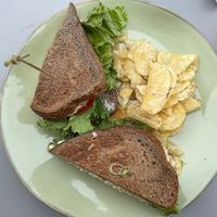 chickpea sandwich  at El Avocado in La Jolla