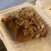 Vegan almond croissant  at El Avocado in La Jolla