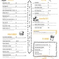 Menu January 2021 at Onehunga Cafe in Auckland