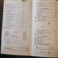 New menu at Onehunga Cafe in Auckland
