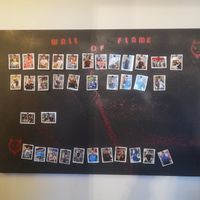 Wall of flame at Seitan's Corner in Bristol