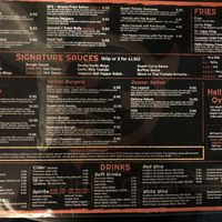 Menu at Seitan's Corner in Bristol