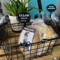 Local vegan Monster cookies at Comālli Taqueria in Reading