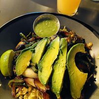 Create your own bowl with delicious (local and vegan) Oakbrook IPA at Comālli Taqueria in Reading