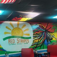 Decor at Red Stripes Caribbean Cuisine & Lounge in Hilton Head Island