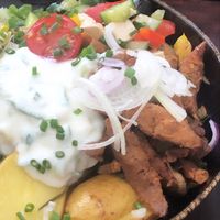 Greek bowl at Mono Cafe in Munich