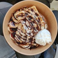 Belgian Waffles at Mono Cafe in Munich