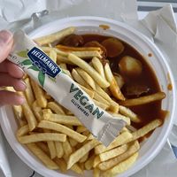Currywurst Pommes Mayo 🥳  at Schnellrestaurant Schmachtendorfer Kochpott in Oberhausen