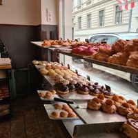 Donut variety at Sammy's Berliner Donuts in Berlin