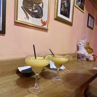 Frozen margaritas  at Chiwawa Cantina in Gran Canaria
