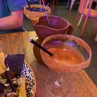 jug of frozen margarita  at Chiwawa Cantina in Gran Canaria