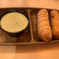 Tequeños con queso vegano   at Chiwawa Cantina in Gran Canaria