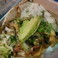 Mushroom tacos at Taco + Tequila  in Savannah