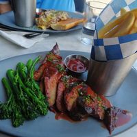Bbq ribs at Willow Vegan Bistro in New York City
