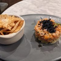 Zalmon Tartare at Willow Vegan Bistro in New York City