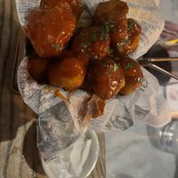 BBQ cauliflower wings  at Willow Vegan Bistro in New York City
