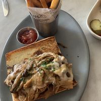 Philly cheesesteak  at Willow Vegan Bistro in New York City