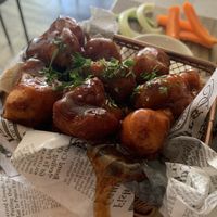 Cauliflowers wings  at Willow Vegan Bistro in New York City
