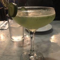 Cucumber basil smash  at Willow Vegan Bistro in New York City