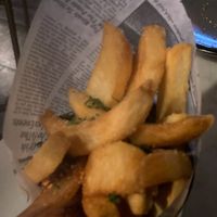 Garlic and parsley fries at Willow Vegan Bistro in New York City