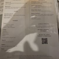 Menu 2  at Willow Vegan Bistro in New York City