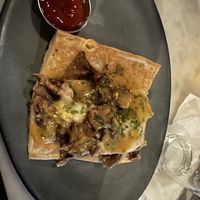 Vegan Philly cheese steak   at Willow Vegan Bistro in New York City