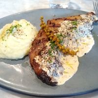 Lemon Pepper "Steak" at Willow Vegan Bistro in New York City