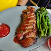 BBQ ribs at Willow Vegan Bistro in New York City