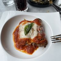 eggplant lasagna   at Willow Vegan Bistro in New York City