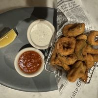 Calamari  at Willow Vegan Bistro in New York City