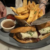 French dip sandwichh  at Willow Vegan Bistro in New York City