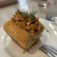 Lobster roll  at Willow Vegan Bistro in New York City