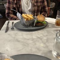 Fried chicken sandwich  at Willow Vegan Bistro in New York City