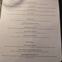 Menu at Willow Vegan Bistro in New York City