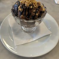 Chocolate ice cream (best I’ve had)  at Willow Vegan Bistro in New York City