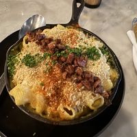 Vegan truffle Mac and cheese   at Willow Vegan Bistro in New York City