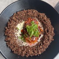 Yuzu glazed steak  at Willow Vegan Bistro in New York City