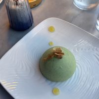 Pandan cake  at Willow Vegan Bistro in New York City